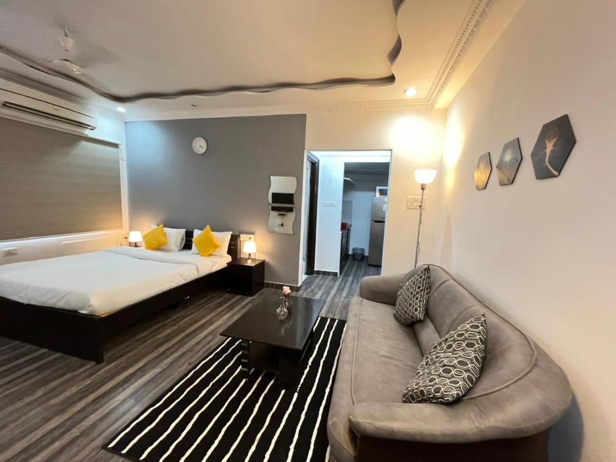 Bedchambers Serviced Apartments, Hyderabad Bagian luar foto